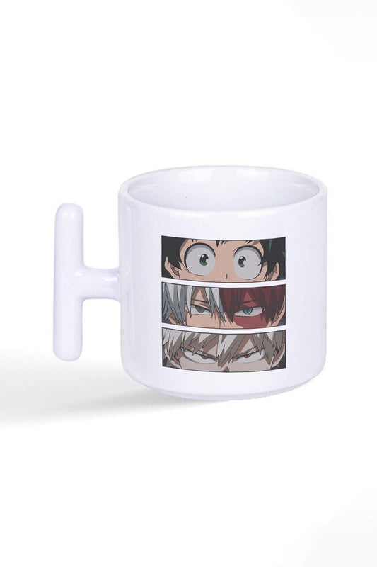 My Hero Academia Anime Manga Baskılı Latte Fincanı T Kulplu Kupa Bardak