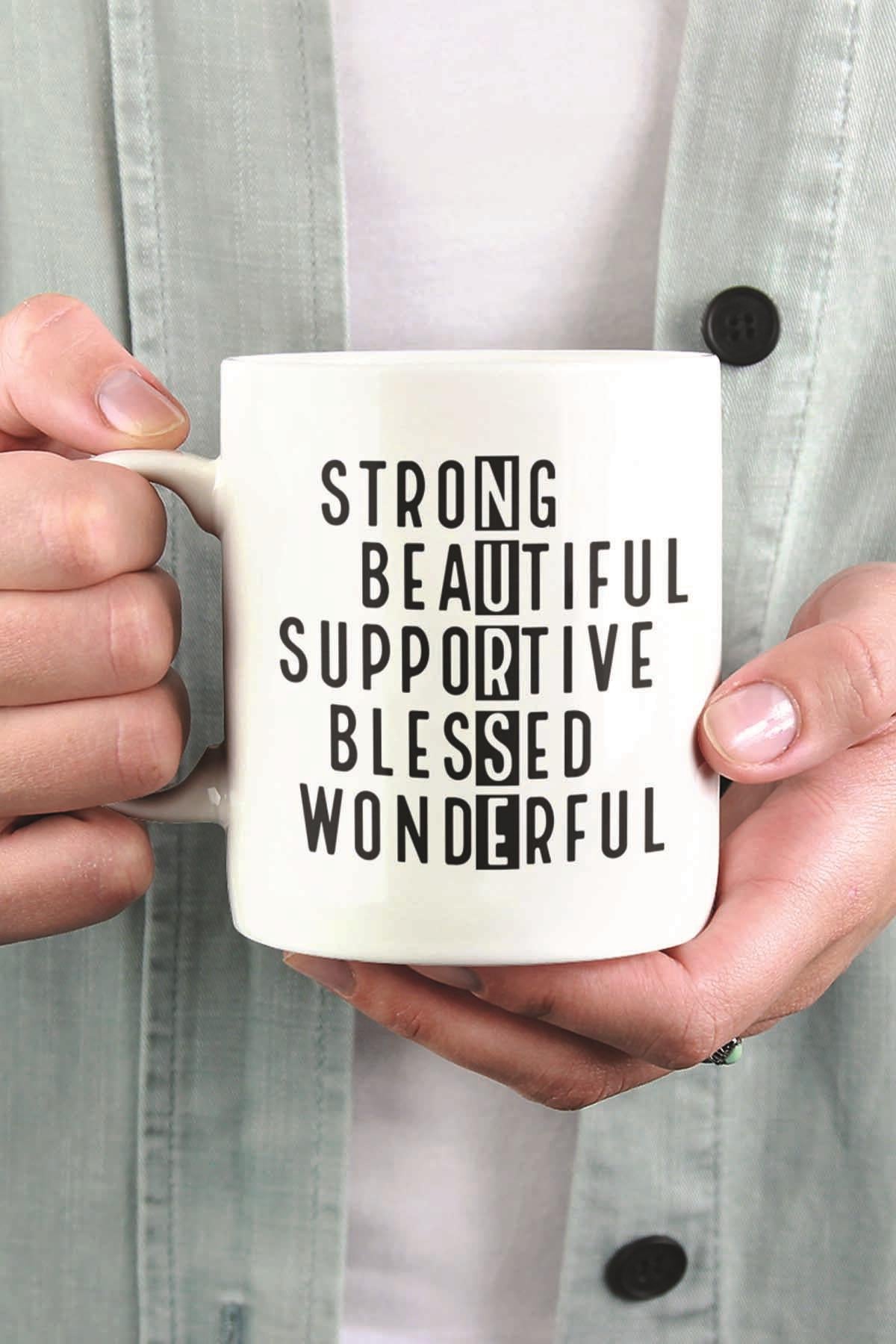 Nurse Akronim Hemşire Hediyelik Baskılı Kupa Bardak