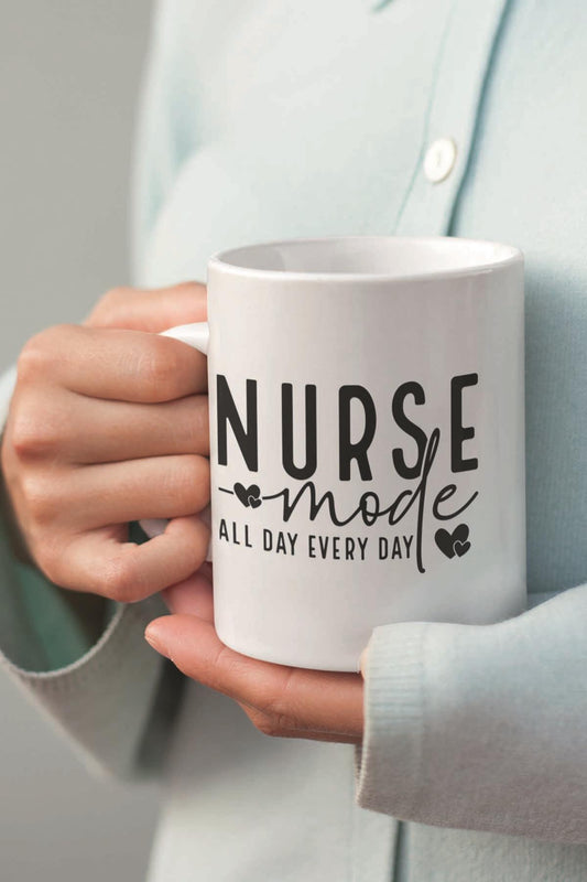 Nurse Mod All Day Every Day Hemşire Hediyelik Baskılı Kupa Bardak
