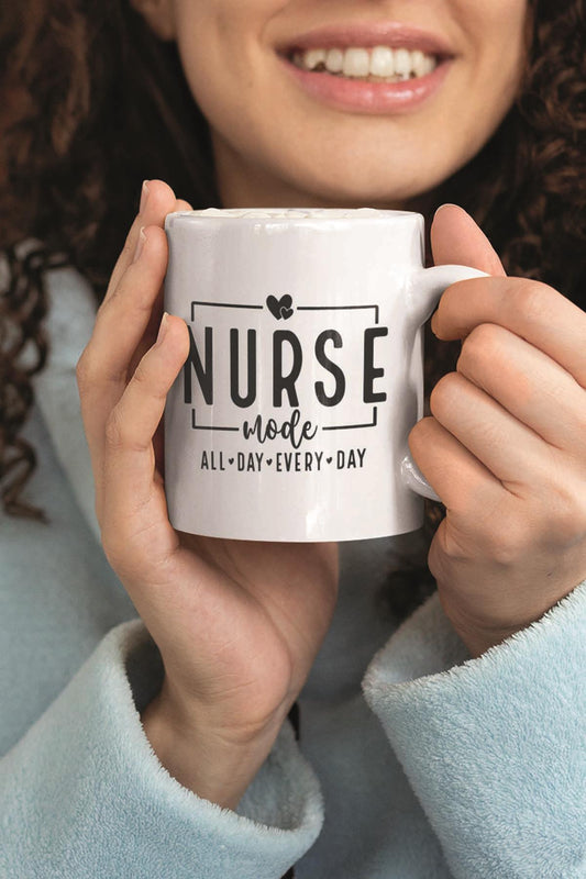 Nurse Mod All Day Every Day Hemşire Hediyelik Baskılı Kupa Bardak