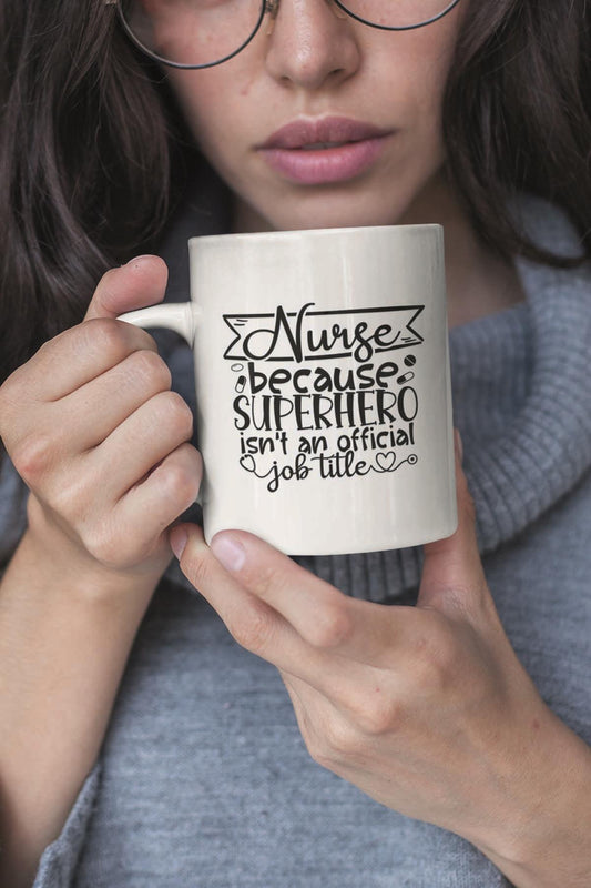 Nurse Superhero Hemşire Hediyelik Baskılı Kupa Bardak