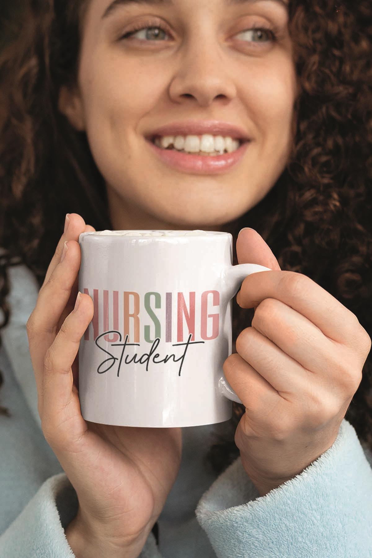 Nursing Student Hemşirelik Öğrencisi Hediyelik Baskılı Kupa Bardak