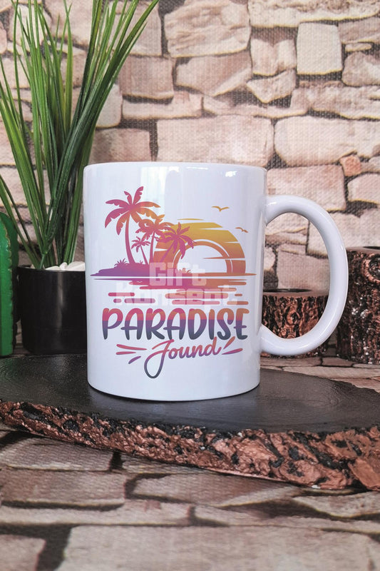 Paradise Found Baskılı Hediyelik Kupa Bardak