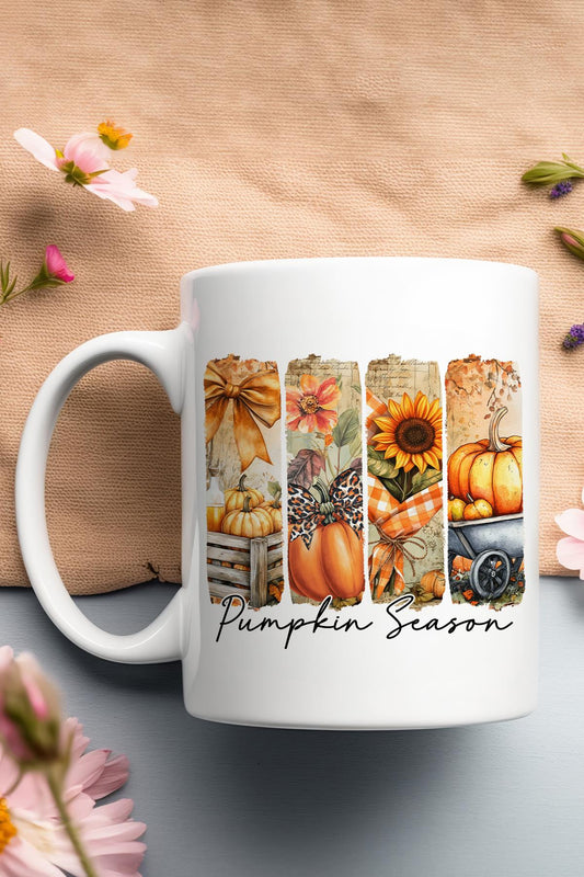 Pumpkin Season Baskılı Hediyelik Kupa Bardak