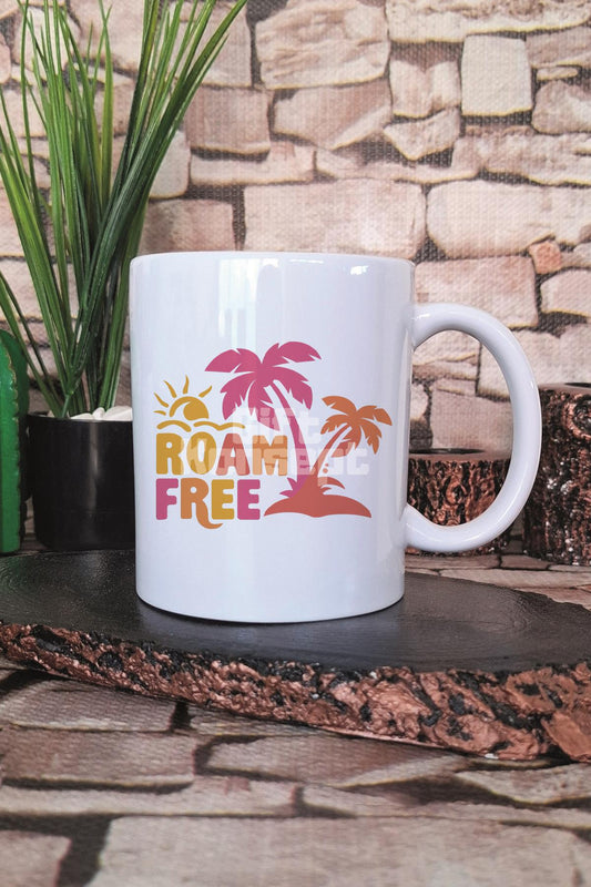 Roam Free Baskılı Hediyelik Kupa Bardak