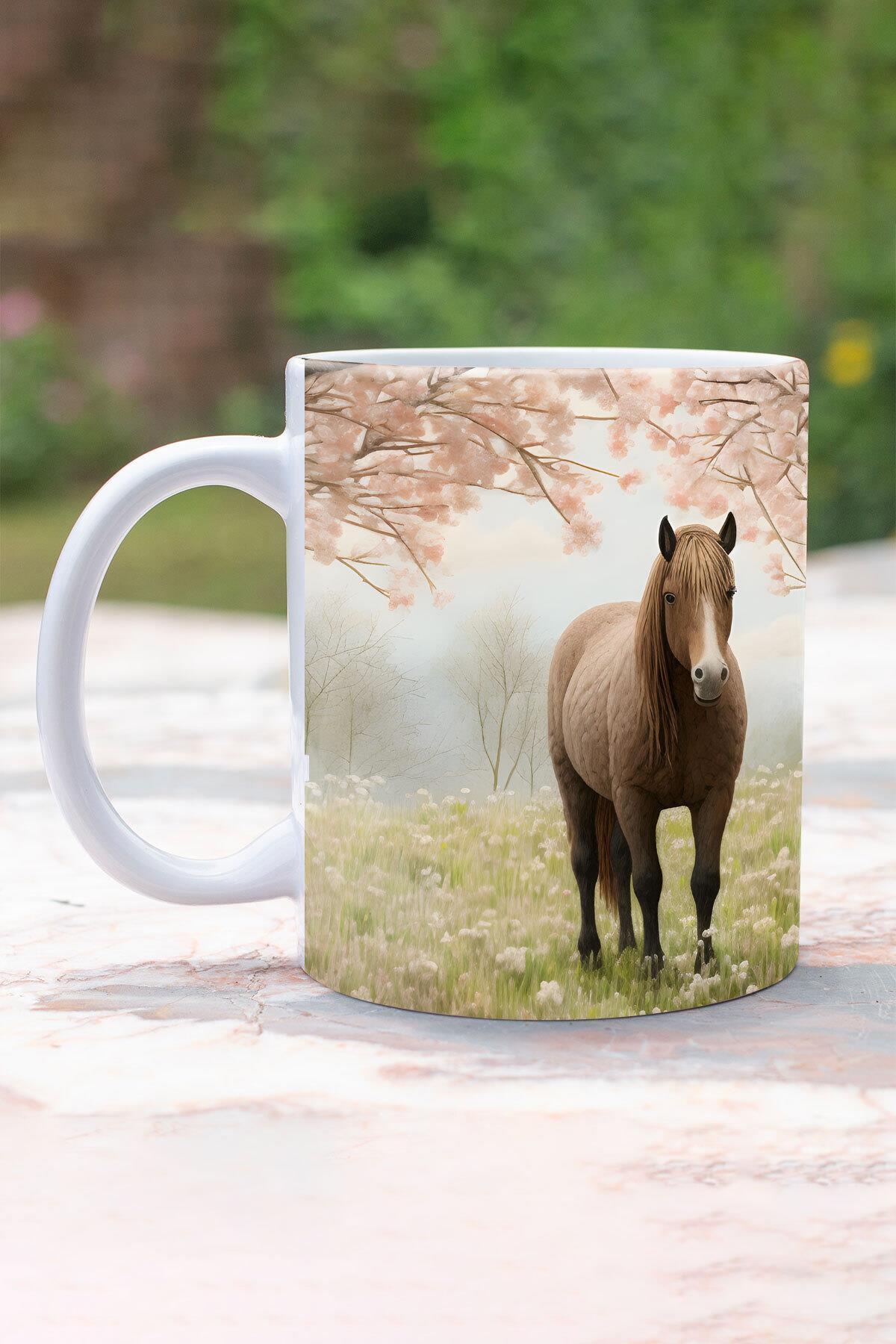 Sevimli Hayvanlar Tavşan No:1 3D Tasarım Görünümlü Baskılı Kupa Bardak Mug