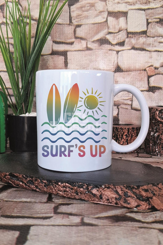Surf's Up Baskılı Hediyelik Kupa Bardak