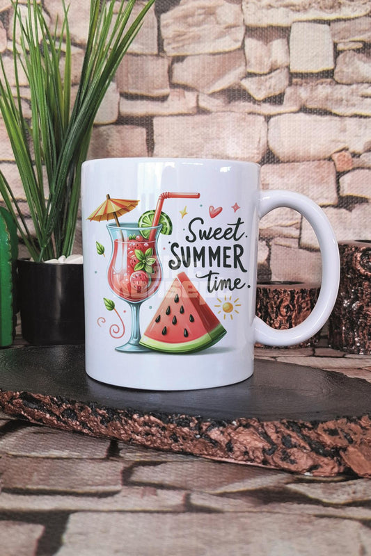 Sweet Summer Time Baskılı Hediyelik Kupa Bardak