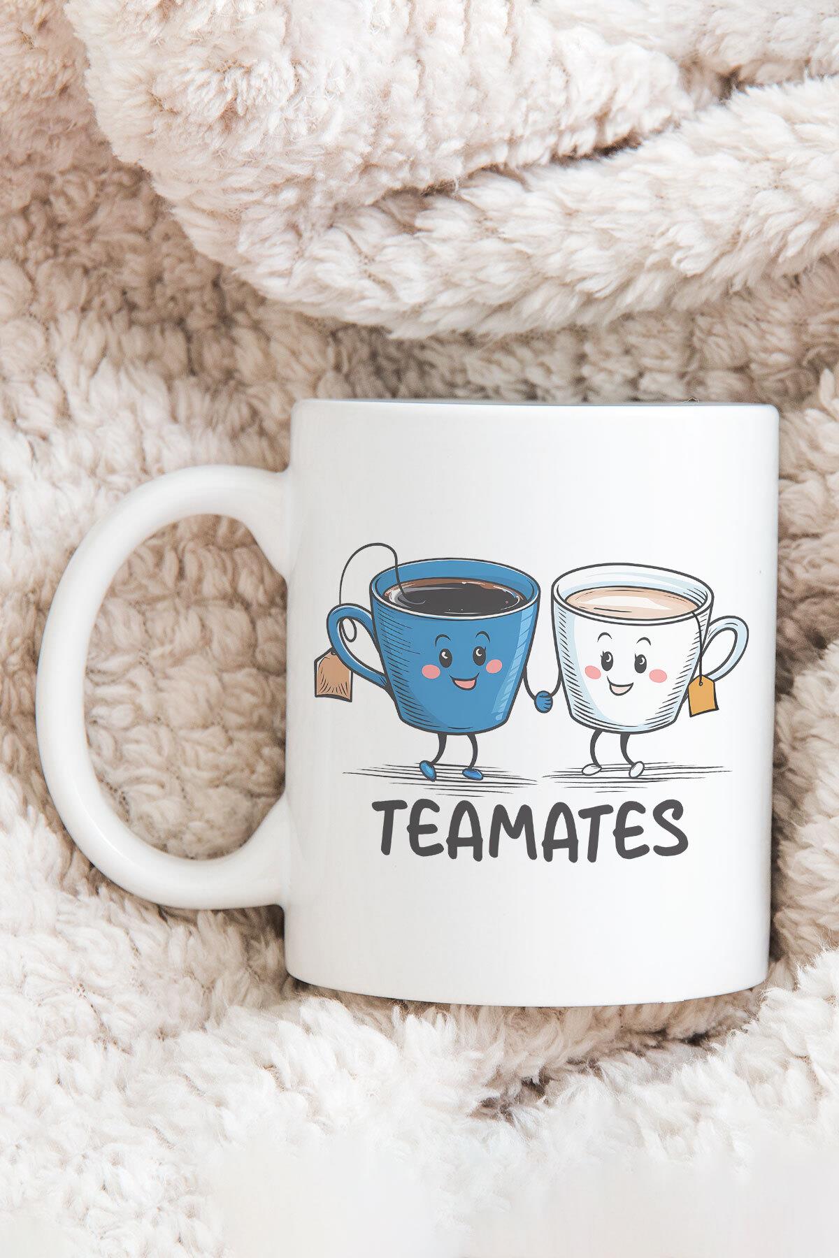 Teamates Komik Hediyelik Baskılı Kupa Bardak