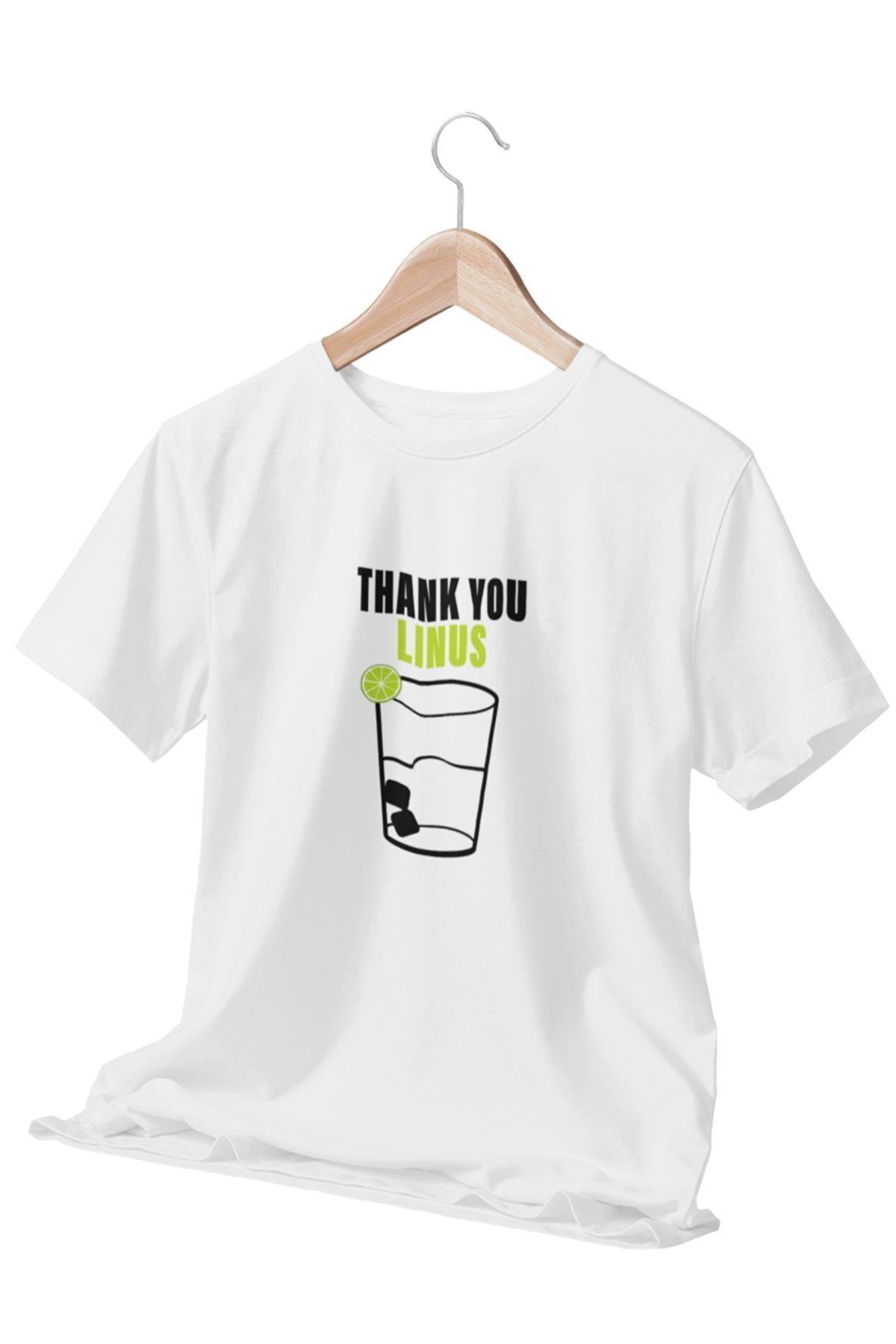 Thank You Linus Baskılı Lily How I Met Your Mother Hediyelik Eğlenceli Beyaz Unisex T-Shirt