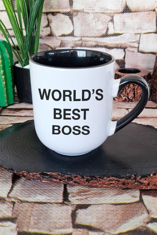 The Office Worlds Best Boss Mıchael Scott Baskılı İçi ve Kulpu Siyah Renkli Premium Kupa Bardak