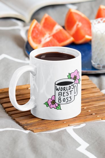 World Best Boss The Office Cute Baskılı Kupa Bardak